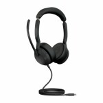 JABRA Evolve2 50 čierna / Slúchadlá / mikrofón / ANC / USB-C / Bluetooth (25089-989-899)