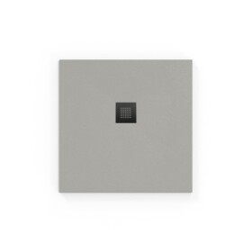 Sprchová vanička štvorcová SAT Alek 90x90 cm liaty mramor šedá SATALEK90QS SATALEK90QS