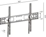 TB Touch TB-951 / Nástenný držiak TV / pevný / do 120" / VESA 900x600 / do 100 kg (TB-951)