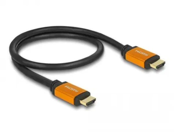 DeLock Vysokorýchlostný kábel HDMI 0.5 m / 48 Gbps / 8K / 60 Hz (85726)