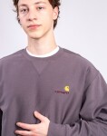 Carhartt WIP American Script Sweat Porphyry M
