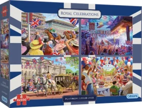 GIBSONS Puzzle Kráľovské oslavy