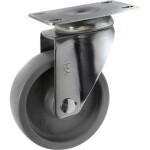 TOOLCRAFT TO-5137935 Otočné koliesko 100 mm s montážnou doskou Nosnosť (max.): 125 kg; TO-5137935