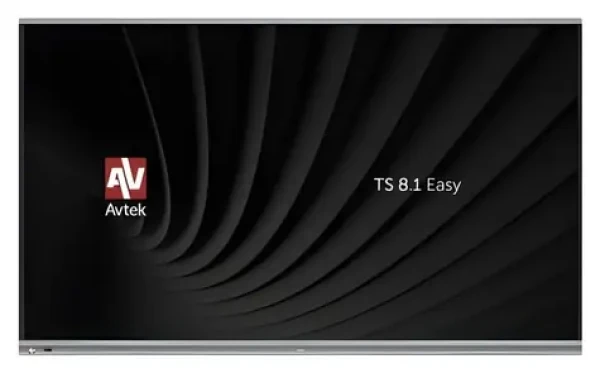 75" Avtek TS 8.1 Easy čierna / Interaktívny dotykový panel / 4K UHD / Android 13 / 20 bodov multi-touch / OPS slot (1TV378)