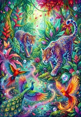 ALIPSON Puzzle Pestrofarebná džungľa