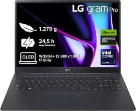 LG LG Gram 16Z90SP-A.AP7BG Intel Core Ultra 7 155H 40,64cm 16Zoll 32GB 2TB SSD RTX3050 4GB W11P Black