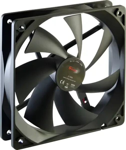 Inter-tech F-120-S / Ventilátor / 120x120x25 mm / 1000 ot/min / 20 dB (88885060)