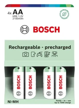 BOSCH HR6B4P2100/00 / Nabíjacie batérie / AA (HR6) / 2100 mAh / NiMH / 4 ks (8594162800520)