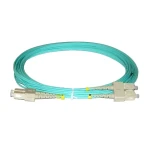 Xtendlan FO patch SC-SC / Optický patch kábel / 1 m / 50/125 OM3 duplex / LS0H (FOP-SCSC-D-1-50-OM3)
