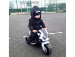 Mamido Detská elektrická motorka BMW S1000RR trojkolka čierna