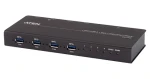 Aten Industrial USB 3.1 Gen1 switch 4- Port / USB switch / 4X USB-A / kov / 0-50 ° C / čierna (US3344I-AT)