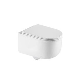 INVENA - WC misa závesná, Korfu guľatá, s doskou soft-close CE-95-001-L