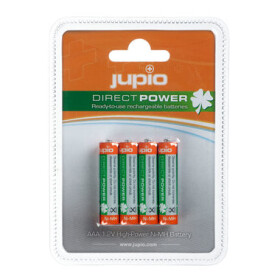 JUPIO dobíjacia batéria Direct Power AAA Ni-MH 850 mAh - 4ks (E61PJPJRBAAADP)