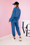 Súprava tepláky + nohavice z maslovej tkaniny denim UNI