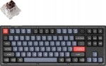 Keychron Keychron - V3 QMK Custom Mechanical Keyboard - Klawiatura mechaniczna Frosted Black Keychron K Pro Brown Fully Assembled Knob