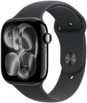 Apple Watch Series 11 Cellular 42mm Jet Black /Black Sport Band - S/M