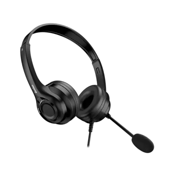 Genius HS-235U AI čierna / Slúchadlá / Mikrofón / USB-A/C / Copilot AI (31710036401)