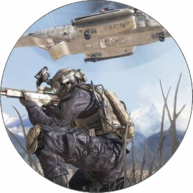Jedlý papier Call of Duty kľučujúci muž 19,5 cm - Pictu Hap - Pictu Hap