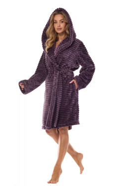 Dámsky župan 2416 Robin violet - L&L fialová L