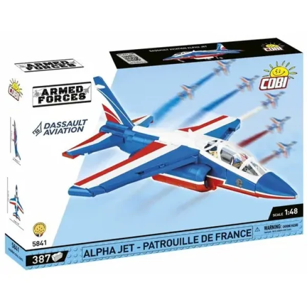 Cobi 5841 Armed Forces Alpha Jet Patrouille de France