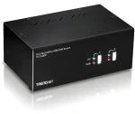 Trendnet TK-240DP / KVM prepínač / DisplayPort 1.2 / 4K UHD / USB Hub / Audio (TK-240DP)