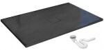 REA - Sprchová vanička Stone 90x120x4 čierna REA-K9603