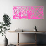 Veselá Stena Samolepka Vinná réva Farba: čierna, Veľkosť: 100 x 40 cm