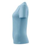 Klasické nové dámske tričko sky blue 2XL