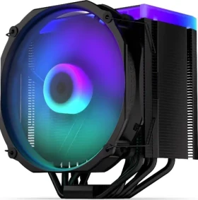 Endorfy Fortis 5 ARGB čierna / Chladič CPU / 1x140 mm / 1400 RPM / PWM / pre Intel AMD (EY3A014)