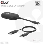 NoName CLUB3D CSV-2570 huby i koncentratory USB Type-C