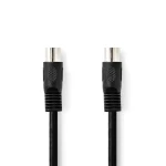 Nedis DIN Audio kábel DIN 5pinová (M) - DIN 5pinová (M) 2.00 m čierna (CAGL20000BK20)