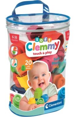 Clementoni Clemmy baby - 20 kociek v plyšovom vreci