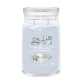 Yankee Candle Signature A Calm amp; Quiet Place veľký pohár 567g / doba horenia až: 90h (5038581124940)