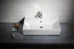 ISVEA - SISTEMA keramické umývadlo 70x42cm, biela 10SF50070