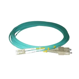 Xtendlan / Optický patch kábel / LC-SC / 10 m / 50/125 OM3 / Duplex / LS0H (FOP-LCSC-D-10-50-OM3)
