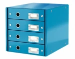 Leitz Clickamp;Store WOW (4 zásuvky) Zásuvkový box modrá (60490036)