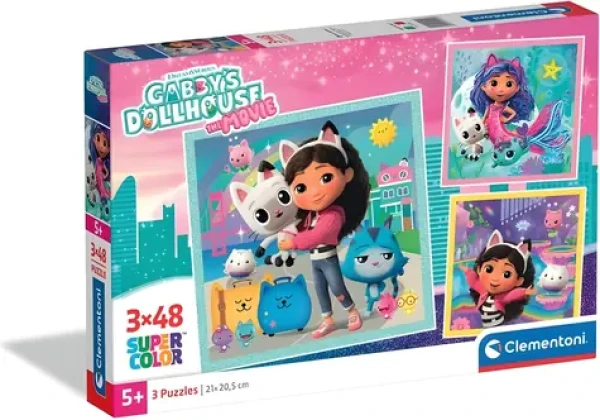 Clementoni Puzzle Gábinin kúzelný domček: Mačací svet
