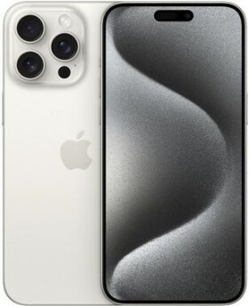 Apple iPhone 15 Pro Max 512GB Titanová biela / 6.7" / 512GB / iOS17.3 (MU7D3)