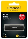 INTENSO Flex Line 128GB čierna / Flash disk / USB-C, USB-A / USB 3.2 Gen 1 / čítanie a zápis 70 MB/s (3544491)