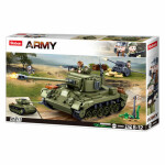 Sluban Army N38-B0860 Stredný tank 2v1 a protiletecké delo