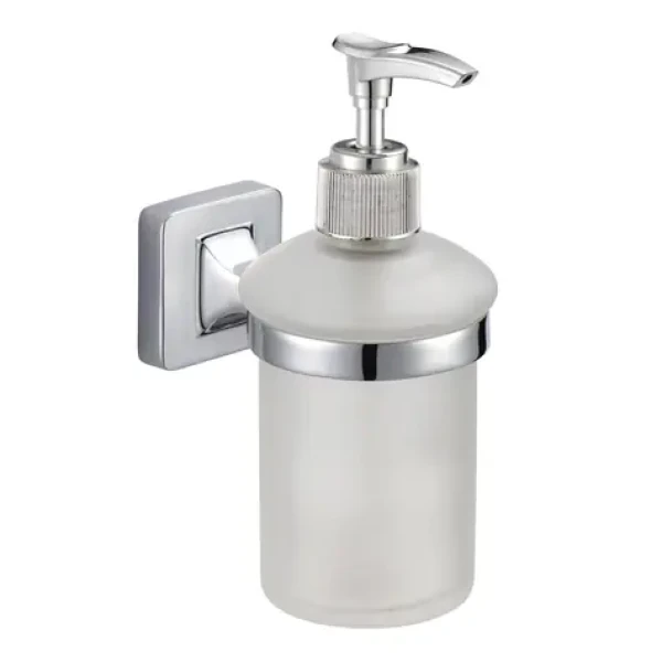 MSV LUCCA nástenný dávkovač chrómovaný zinok / 200 ml (3700703957652)