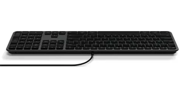 Satechi Slim LX3 Space Black / Drôtová klávesnica (ST-KULX3C-EN)