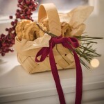 Ib Laursen Bavlnená stuha Bordeaux 5 m