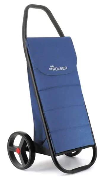 Rolser Taška na kolieskach Com Tweed Polar Black Tube modrá / 50 l / hliníkový rám / veľké kolieska