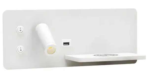 Immax LED Be PREPARE 4v1 biela pravá / Bodové svietidlo / Qi nabíjanie / USB (08285L)