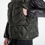 Bunda ROA Nuna 600 Fill Power Printed Check Hooded Down Vest Anthracite XL