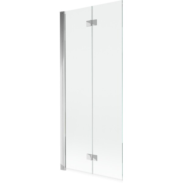 MEXEN - Mist vaňová zástena 2-krídlová ľavá 80 x 150, transparent, chróm 8A9-080-002-01-00-L