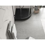 MEXEN - Flow+ Sprchová vanička štvrťkruh 90 x 90, čierna mat 46Q709090H