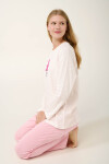 Vamp - Dámske bavlnené pyžamo s potlačou 21932 - Vamp pink blush L