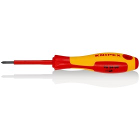 Knipex 98 24 00 98 24 00 VDE krížový skrutkovač PH 0 Dĺžka drieku: 60 mm DIN EN 60900; 98 24 00